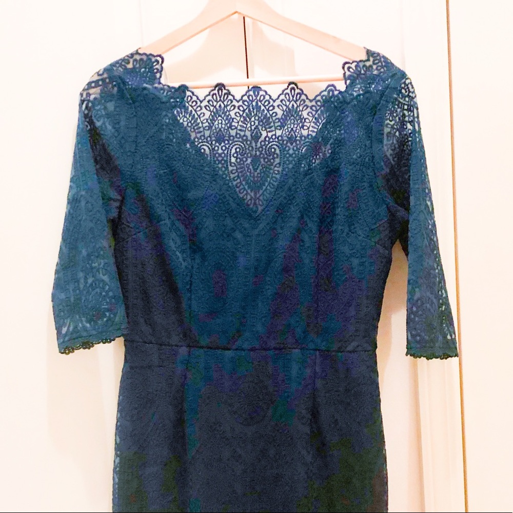 Emerald Green Lace Party Dress ModCloth Soiéblu